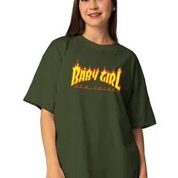 STATUS MANTRA Typography Printed Drop Shoulder Sleeves Pure Cotton T-shirt-image-24