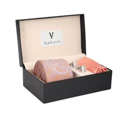 Van Heusen Men Beige Accessory Gift Set-image-10