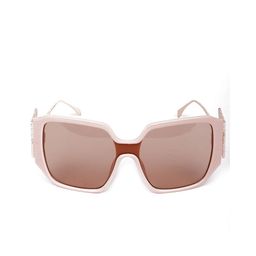 ODETTE Women Pink Lens & Pink Square Sunglasses with UV Protected Lens DIW249-image-83