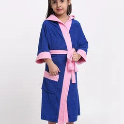 Creeva Solid Hooded Bath Robe-98
