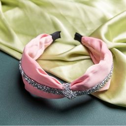 Jewelz Women Pink & Silver-Toned Embellished Hairband-32