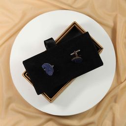 Tossido Silver-Plated Floral Cufflink-picture-45