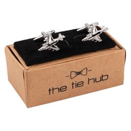 The Tie Hub Silver-Plated Cufflink-image-51
