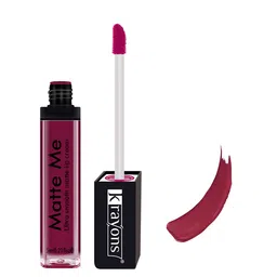 krayons Matte Me Ultra Smooth Matte Liquid Lip Color 5 ml - Wow Pink image 2