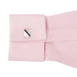 The Tie Hub Rhodium-Plated Printed Square Cufflinks image 4