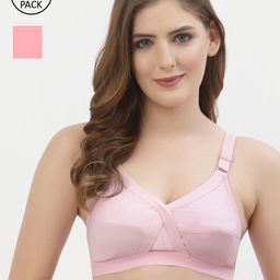 Floret Pack of 2 Solid Everyday Bra-image-67