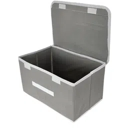 Kuber Industries Pink & Grey 2  Pieces Self Design Foldable Multi-Utility Organisers image 4