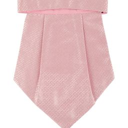 Alvaro Castagnino Men Pink Woven Design Cravat-image-49