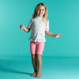 Baby / Kids’ Mid-Length Anti-UV Swimsuit Bottom - Pink-image-41