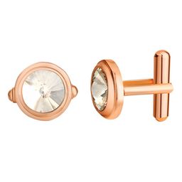 Mahi Round Crystal Cufflink-image-22