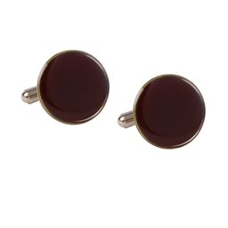 Tossido Men Brown & Gold-Toned Cufflink-image-18