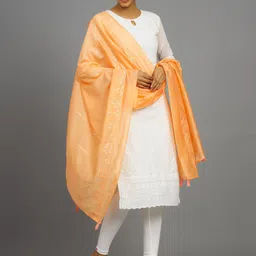 HANDICRAFT PALACE Embroidered Sequinned Dupatta-10