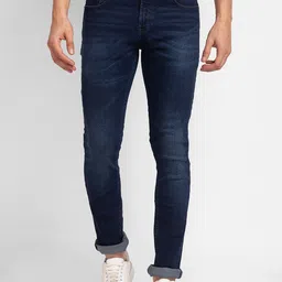 SPYKAR Men Blue Slim Fit Low-Rise Light Fade Jeans-picture-5
