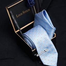 LOUIS STITCH Men Italian Silk Necktie Accessory Gift Set-picture-53