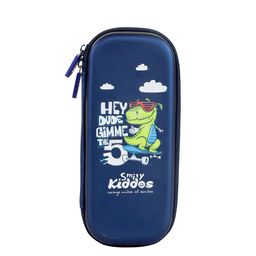 Smily Kiddos Kids Blue & White Printed Pencil Case-46