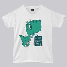 RISH Kids Typography Printed Dry Fit Loose Fit T-shirt-image-37
