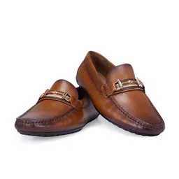 ROSSO BRUNELLO Leather Formal Slip-On Shoes-picture-44