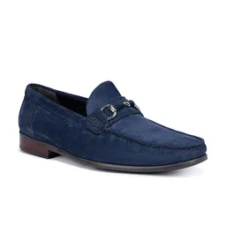 ROSSO BRUNELLO Men Leather Formal Horsebit Loafers-image-92
