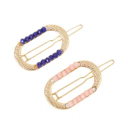 Accessorize Women Set of 2 Embellished Bobby Pins-0