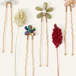 Accessorize Set of 4 Embellished U Pins-52