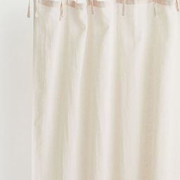 H&M Beige 2-Pack Linen-Mix Curtains-50