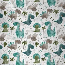 Myntra Elegant Homes Teal & White Set of 2 Quirky Window Curtain image 4