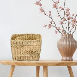 HABERE INDIA Beige Self-Design Dustbins-34