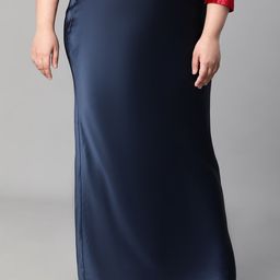 Oxolloxo Plus Size Satin Pencil Maxi Skirts-picture-57