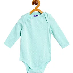 EimoieI Infants Sea Green Printed Pure Cotton Romper-image-45
