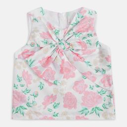 Pantaloons Junior Floral Print Cotton Top-image-26