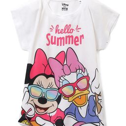 Wear Your Mind Girls Minnie Mouse & Donald Printed T-shirt-image-15
