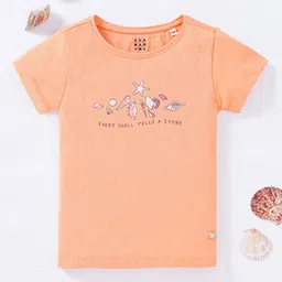 Ed-a-Mamma Girls Conversational Print Cotton T-shirt-picture-17