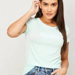 Fame Forever by Lifestyle Women Blue Print Top-picture-28