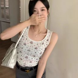 StyleCast Girls white Floral Printed Round Neck Regular Top-image-51