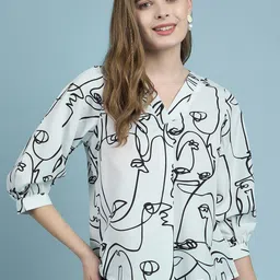 DressBerry Abstract Printed Top-picture-23