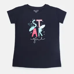 Gini and Jony Girls Typography Printed Cotton Top-image-42