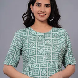 SIDDHANAM Geometric Print Top image 2
