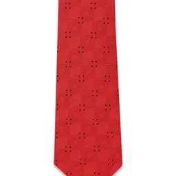Peter England Men Red & Black Printed Broad Tie-image-79