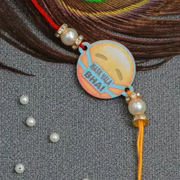 The Magic Wand Boys Yellow Smiley Rakhi-image-85