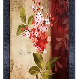PnF Black & Green Floral and Botanical Wooden Paintings Wall Art-image-26