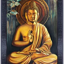 PnF Black & Gold-Toned Paper Religious Wall Art-image-2