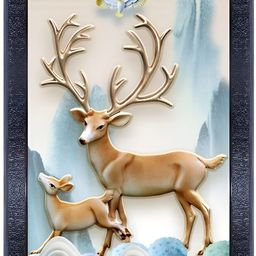 PnF Black & White Birds and Animals Wooden Paintings Wall Art-image-4