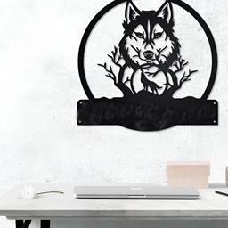 Gojeeva Black 1 Piece Wood Wall Paintings-picture-4