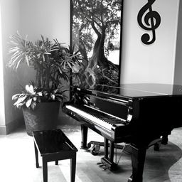 Gojeeva Black 1 Piece Wood Wall Paintings-picture-20