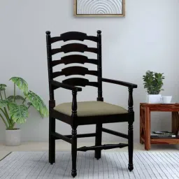 amberville from pepperfry Encore Sheesham Wood Arm Chair In Warm Chestnut Finish-picture-21