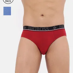 Dollar Bigboss Men Solid Pack of 2 Shuffle Intellisoft Cotton Modal Brief-picture-11