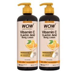 WOW SKIN SCIENCE Set of 2 Vitamin C Moisturizing & Smoothing Body Lotion - 400 ml Each image 1