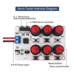 Hiwonder 6 Channel Digital Servo Tester with Over-Current Protection image 2