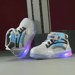 BIRDE Boys Colourblocked LED Velcro Fashion-70
