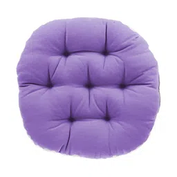 Mom's Moon Purple 2 Pieces Round Shaped Chair Pads-image-60